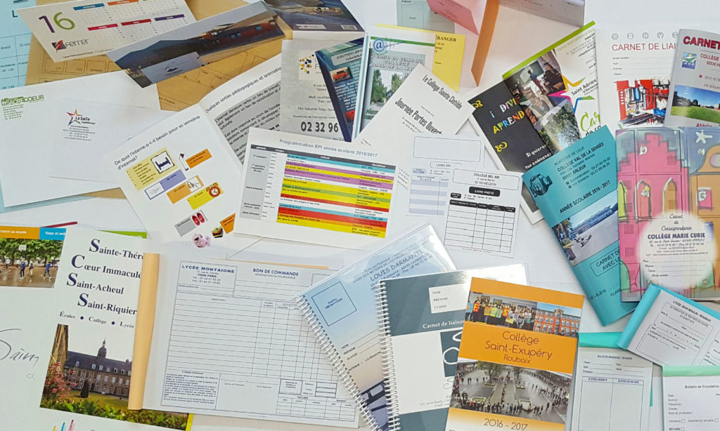 imprimés scolaires